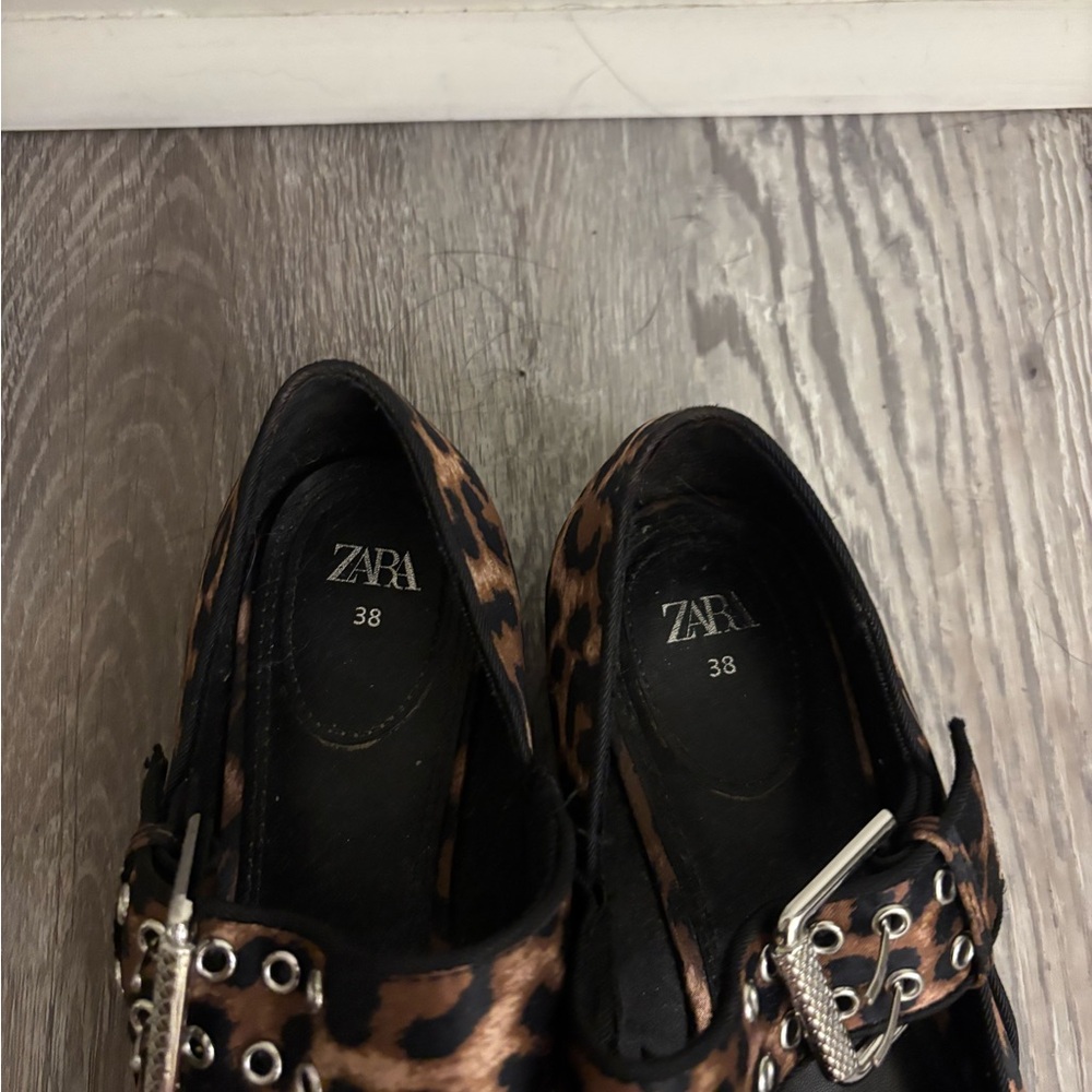 Zara Leopard Print Mary Jane - Picture 3 of 5